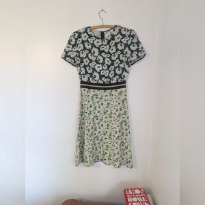Stella McCartney Petra Green floral dress